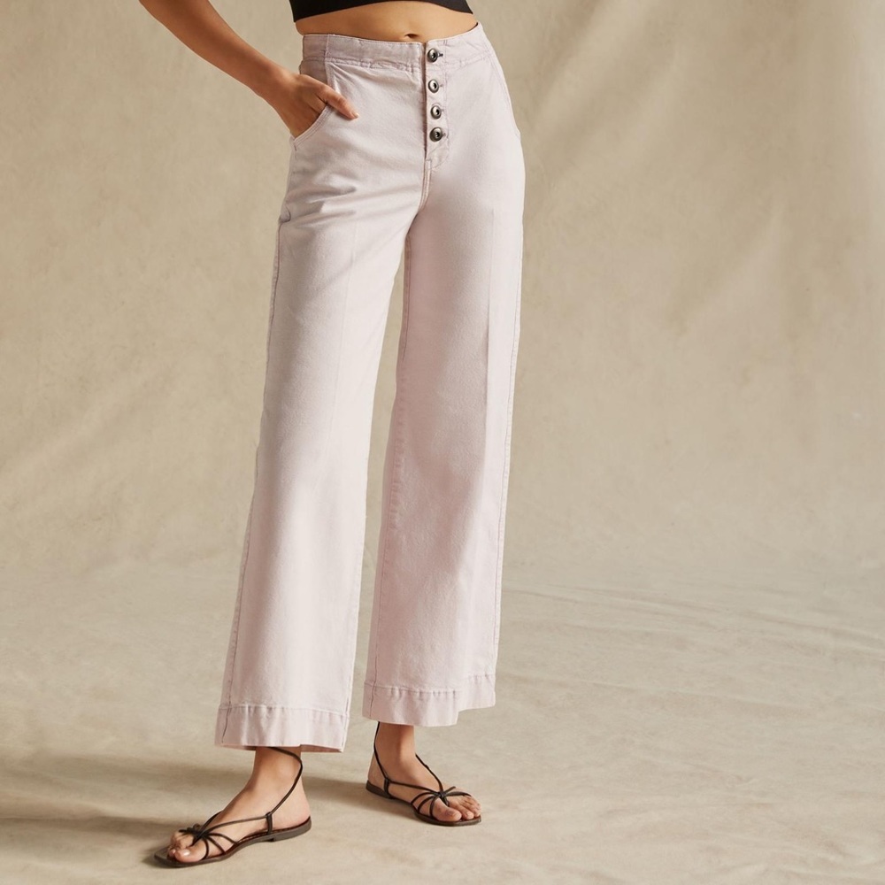 Pilcro by Anthropologie Light Purple Wide Leg Pants Size 25
